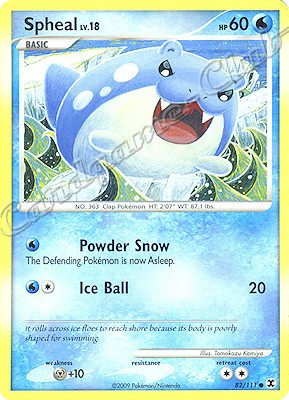 082 / 111 Spheal LV.18 comune (EN) -NEAR MINT-