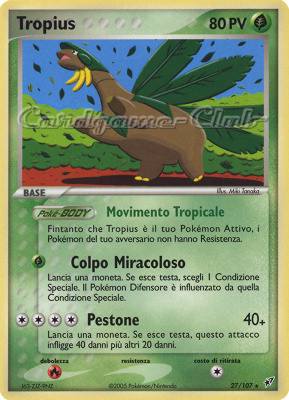 027 / 107 Tropius rara (IT) -NEAR MINT-