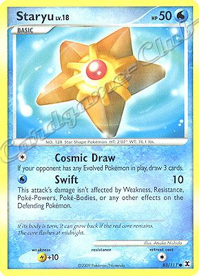 083 / 111 Staryu LV.18 comune (EN) -NEAR MINT-