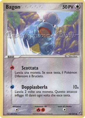 052 / 107 Bagon comune (IT) -NEAR MINT-