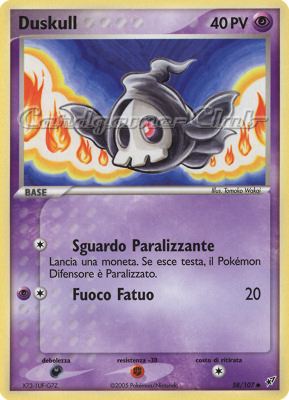 058 / 107 Duskull comune (IT) -NEAR MINT-