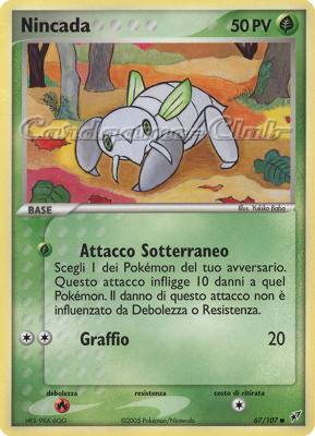 067 / 107 Nincada comune (IT) -NEAR MINT-