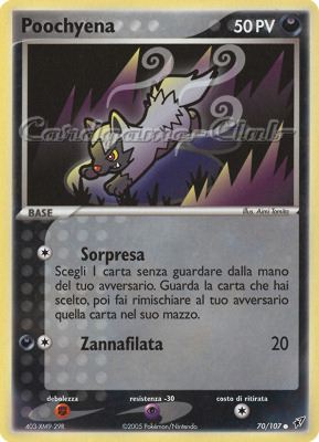 070 / 107 Poochyena comune (IT) -NEAR MINT-