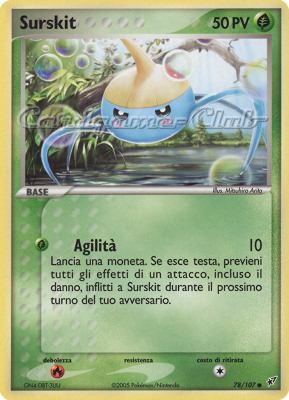 078 / 107 Surskit comune (IT) -NEAR MINT-