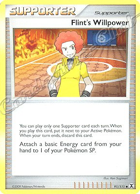 091 / 111 Flint's Willpower non comune (EN) -NEAR MINT-