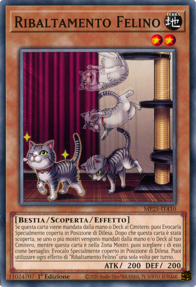 MP25-IT410 Ribaltamento Felino Comune 1a Edizione (IT) -NEAR MINT-