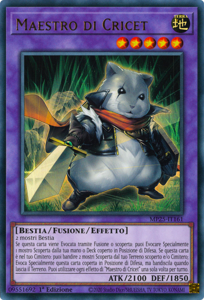 MP25-IT161 Maestro di Cricet Ultra Rara 1a Edizione (IT) -NEAR MINT-