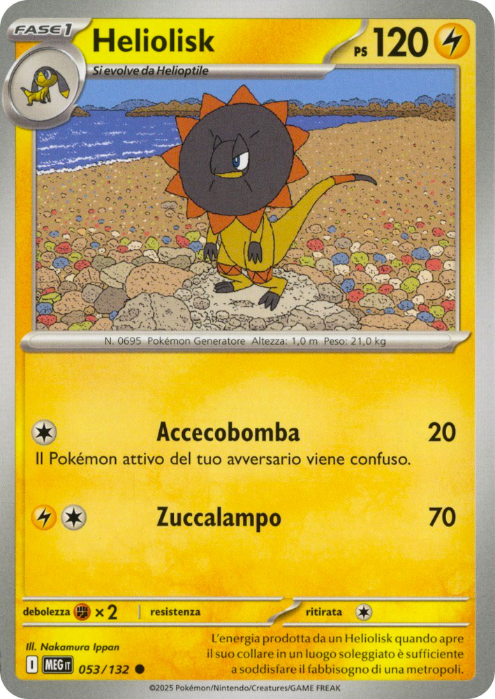 053 / 132 Heliolisk Comune normale (IT) -NEAR MINT-