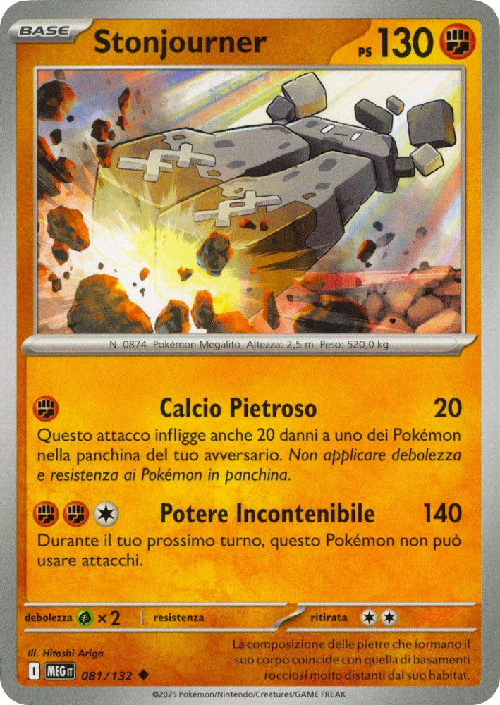 081 / 132 Stonjourner Non Comune normale (IT) -NEAR MINT-