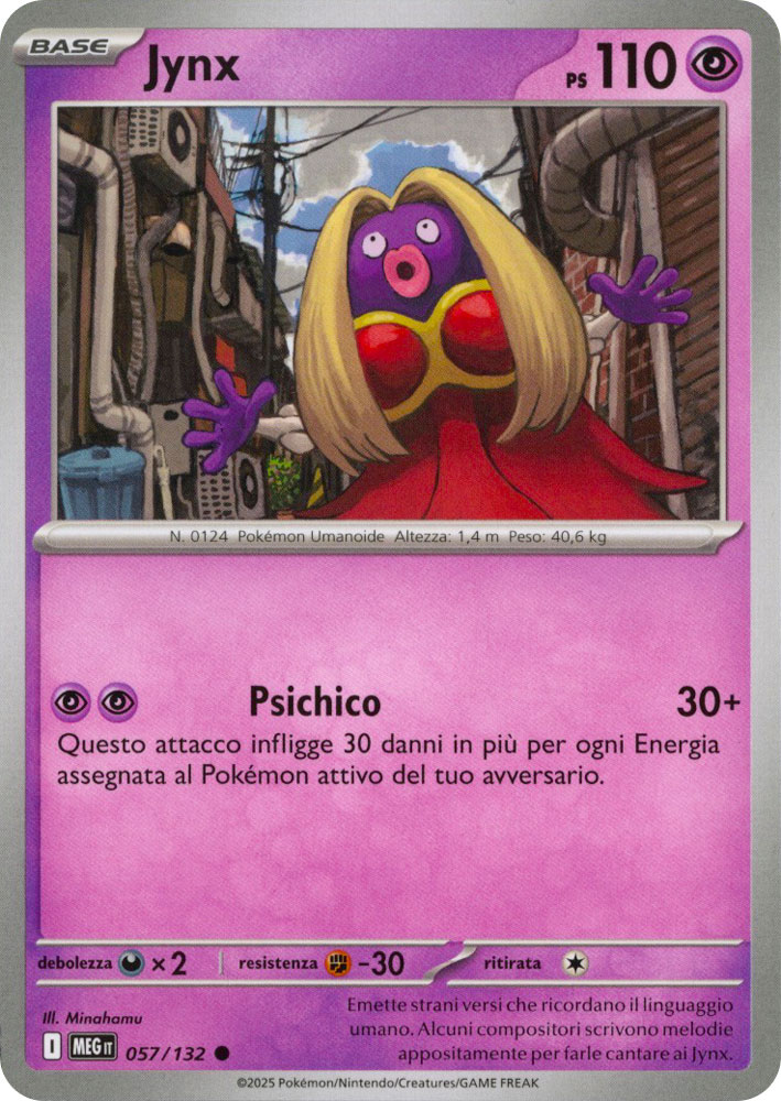057 / 132 Jynx Comune normale (IT) -NEAR MINT-