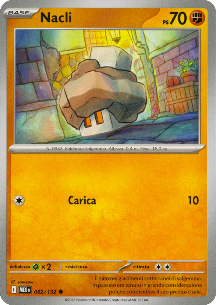 082 / 132 Nacli Comune normale (IT) -NEAR MINT-