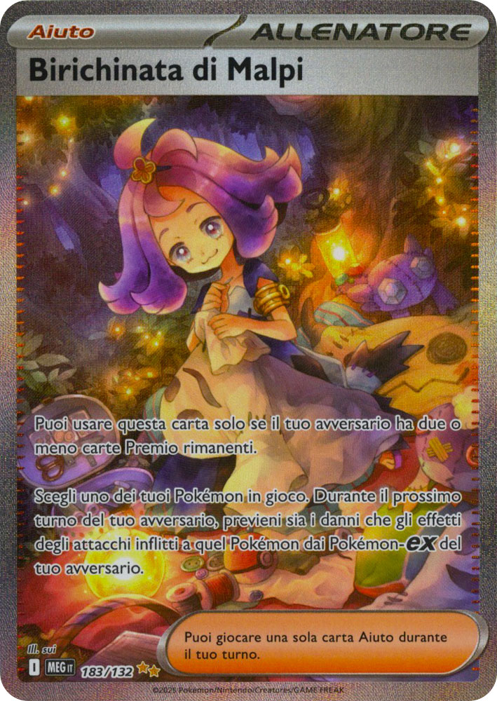183 / 132 Birichinata di Malpi Rara Segreta foil (IT) -NEAR MINT-