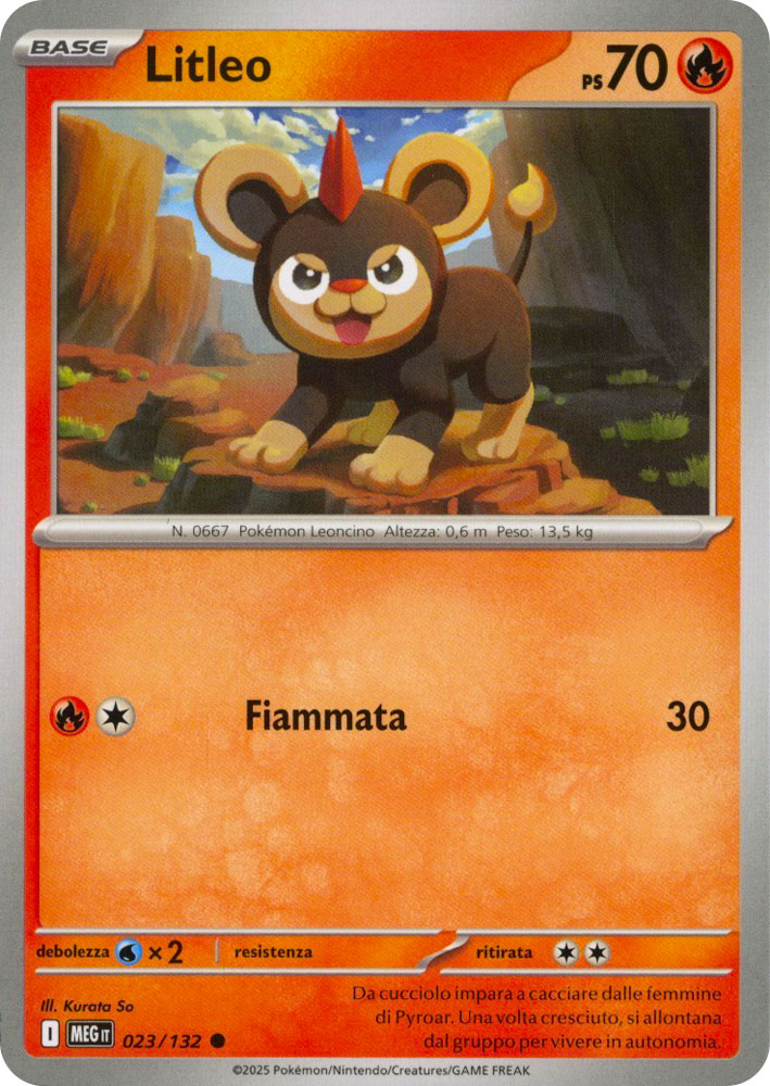 023 / 132 Litleo Comune normale (IT) -NEAR MINT-