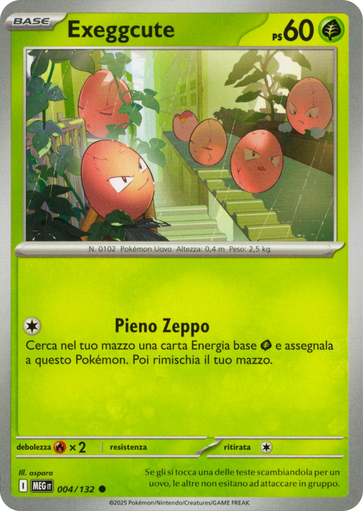 004 / 132 Exeggcute Comune normale (IT) -NEAR MINT-