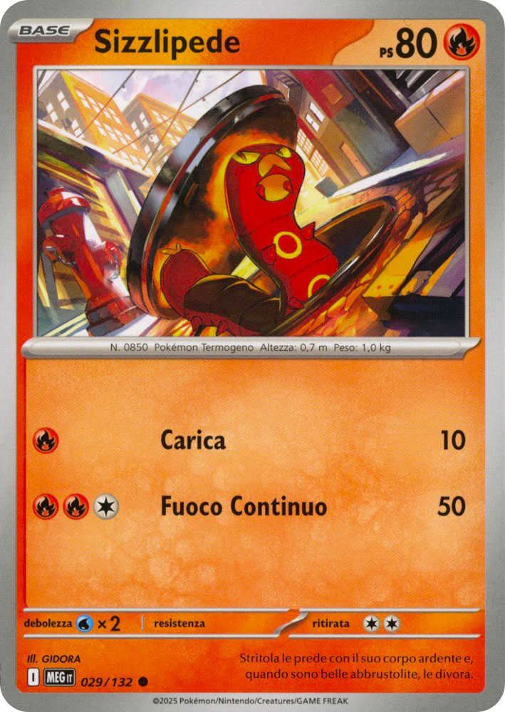 029 / 132 Sizzlipede Comune normale (IT) -NEAR MINT-