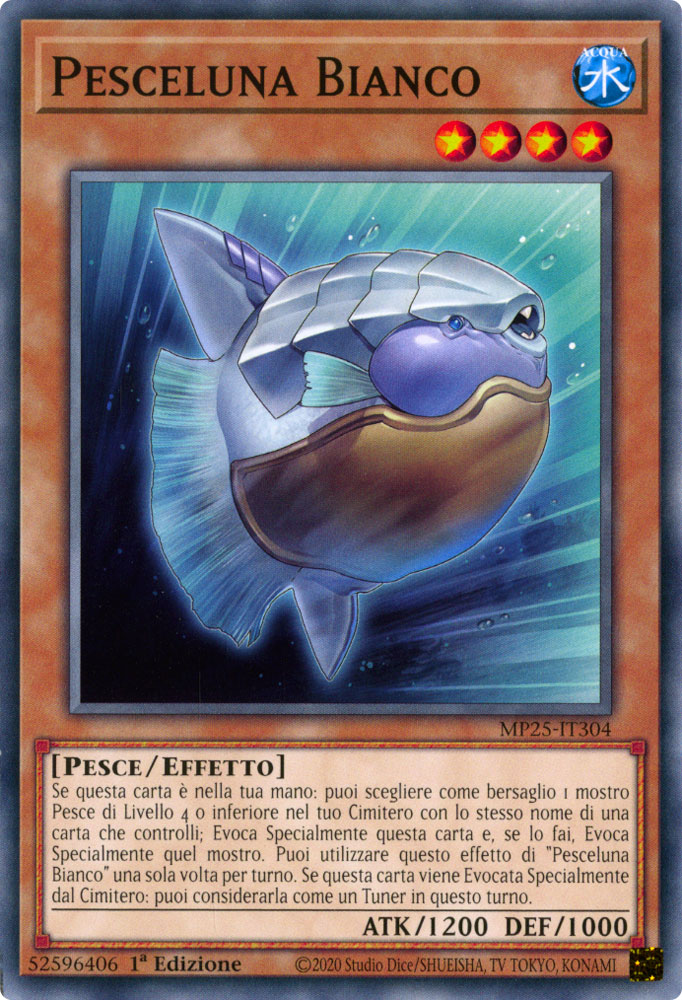 MP25-IT304 Pesceluna Bianco Comune 1a Edizione (IT) -NEAR MINT-