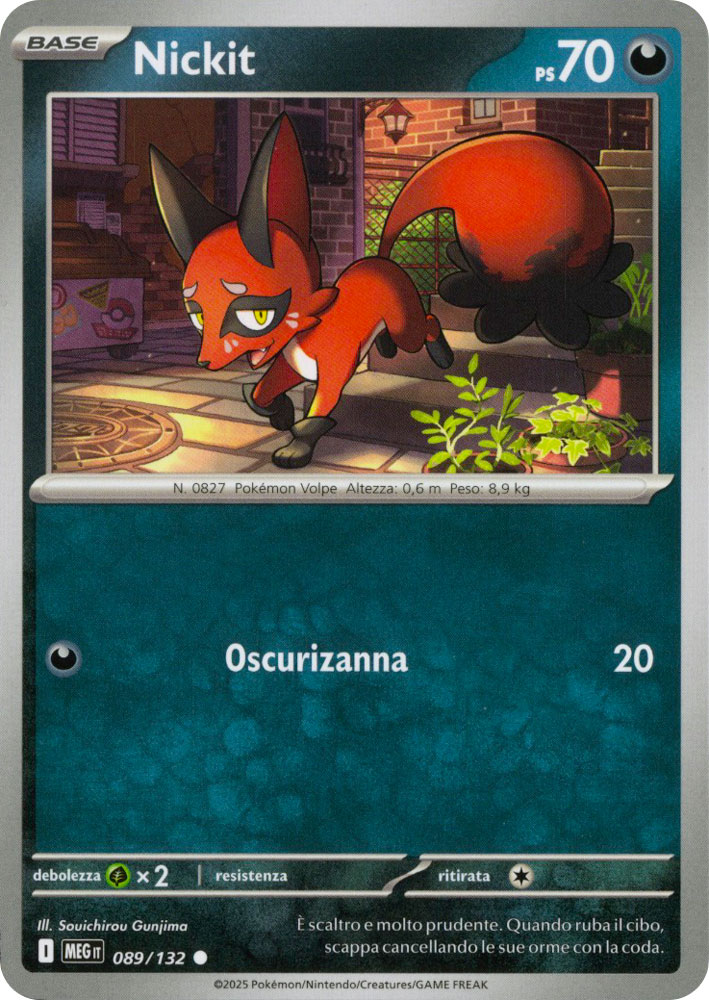 089 / 132 Nickit Comune normale (IT) -NEAR MINT-