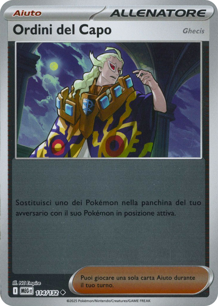 114 / 132 Ordini del Capo Non Comune foil reverse (IT) -NEAR MINT-