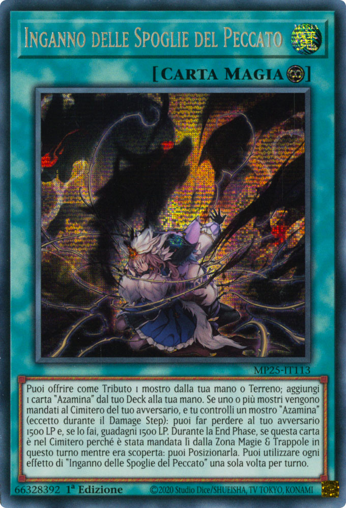MP25-IT113 Inganno delle Spoglie del Peccato Rara Segreta 1a Edizione (IT) -NEAR MINT-