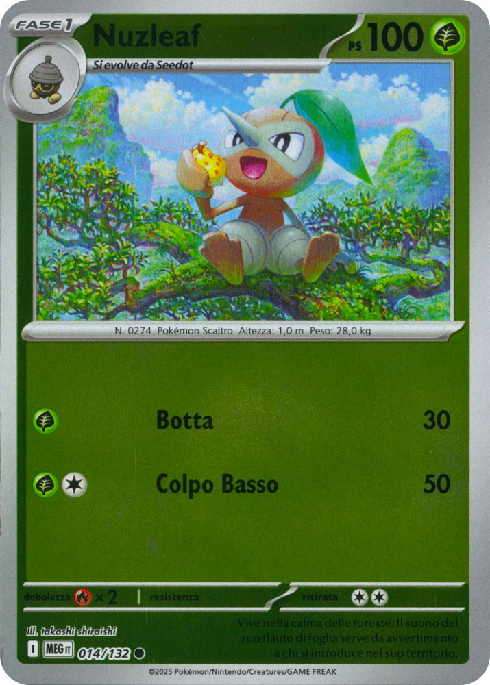 014 / 132 Nuzleaf Comune foil reverse (IT) -NEAR MINT-
