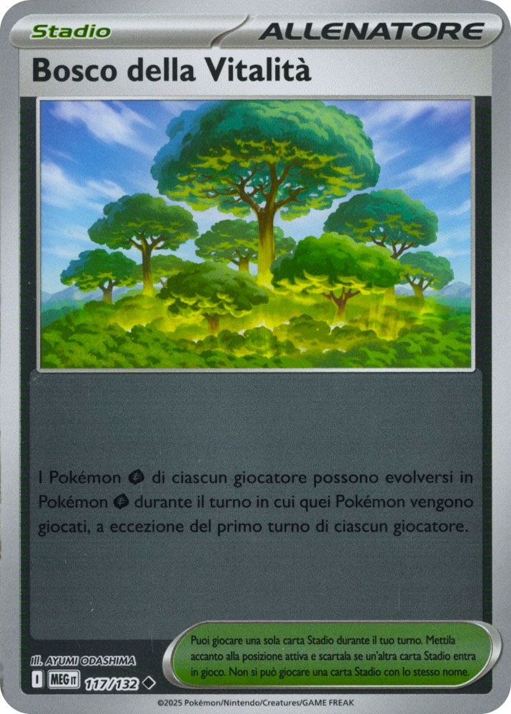 117 / 132 Bosco della Vitalita' Non Comune foil reverse (IT) -NEAR MINT-