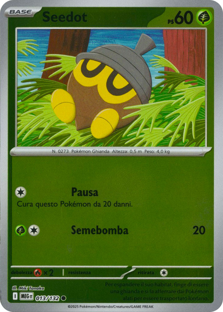 013 / 132 Seedot Comune foil reverse (IT) -NEAR MINT-