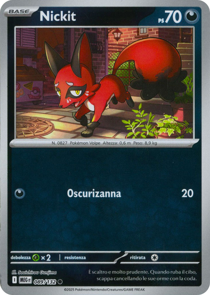 089 / 132 Nickit Comune foil reverse (IT) -NEAR MINT-
