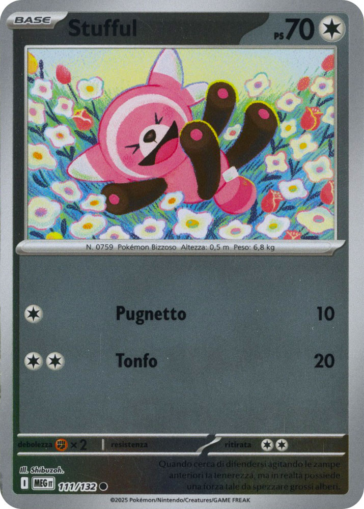 111 / 132 Stufful Comune foil reverse (IT) -NEAR MINT-