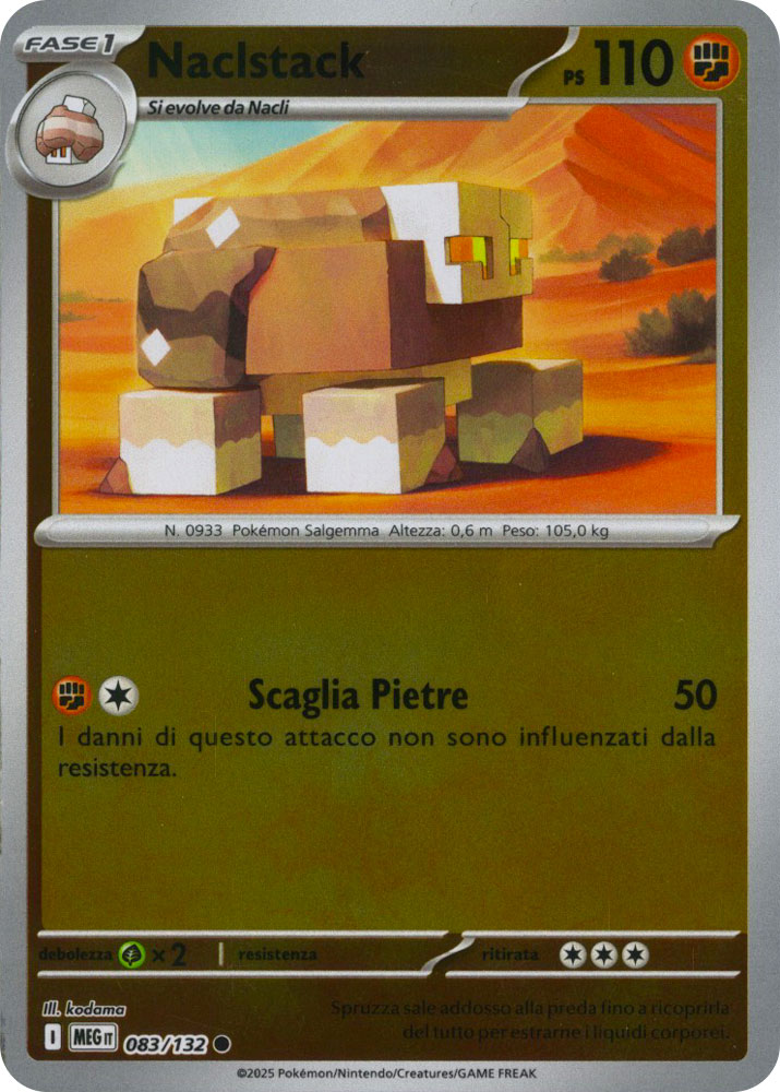 083 / 132 Naclstack Comune foil reverse (IT) -NEAR MINT-