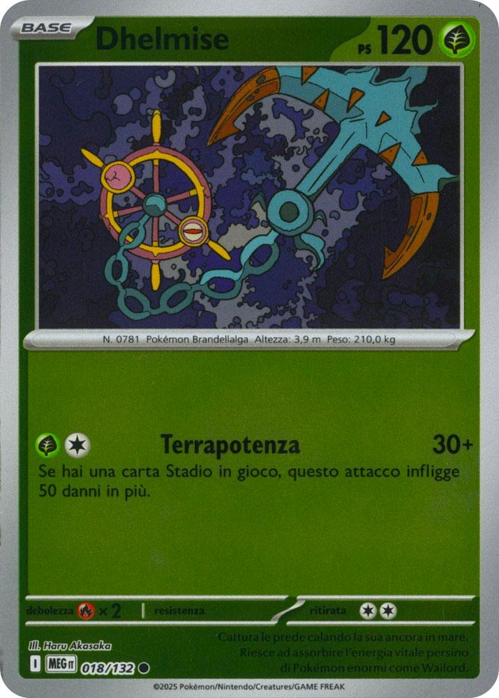 018 / 132 Dhelmise Comune foil reverse (IT) -NEAR MINT-