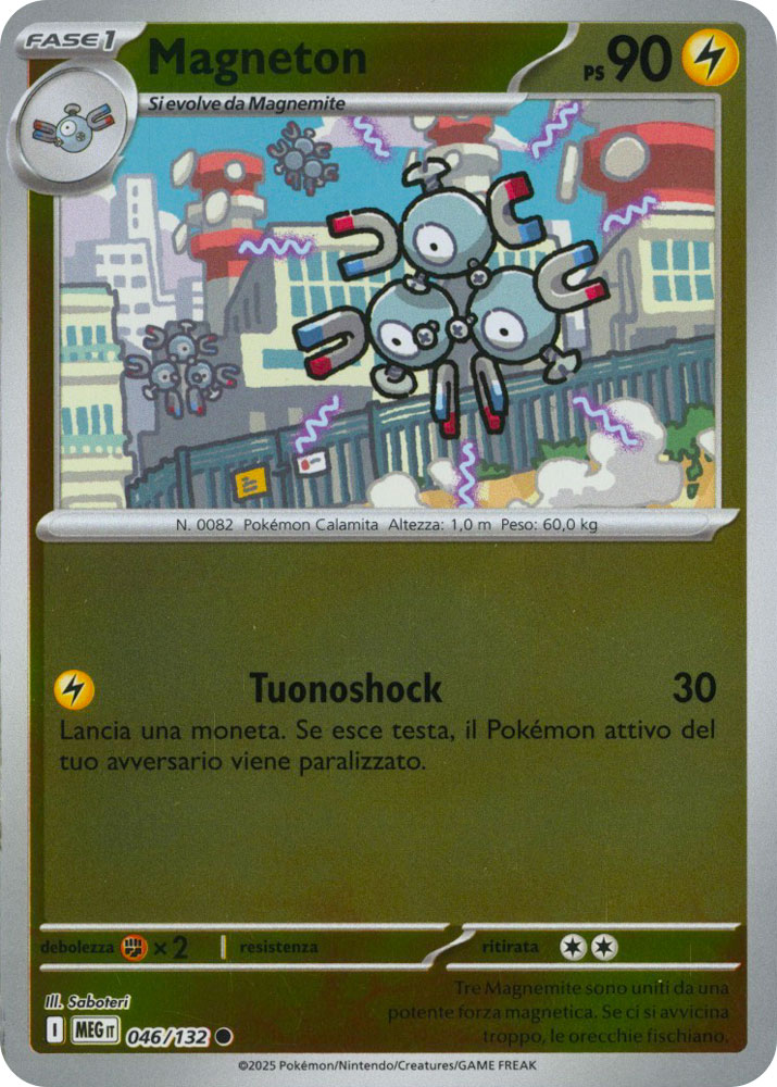 046 / 132 Magneton Comune foil reverse (IT) -NEAR MINT-