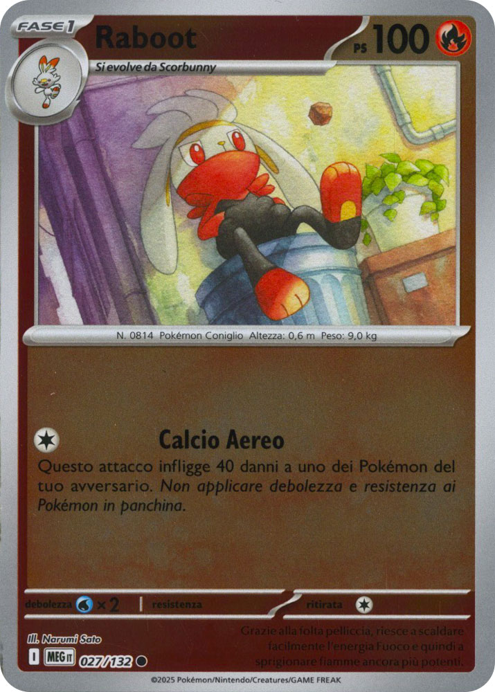 027 / 132 Raboot Comune foil reverse (IT) -NEAR MINT-