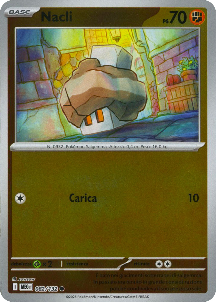 082 / 132 Nacli Comune foil reverse (IT) -NEAR MINT-