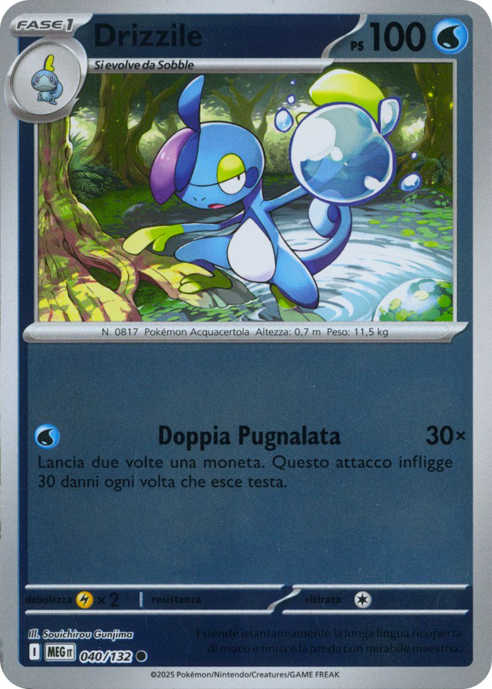 040 / 132 Drizzile Comune foil reverse (IT) -NEAR MINT-