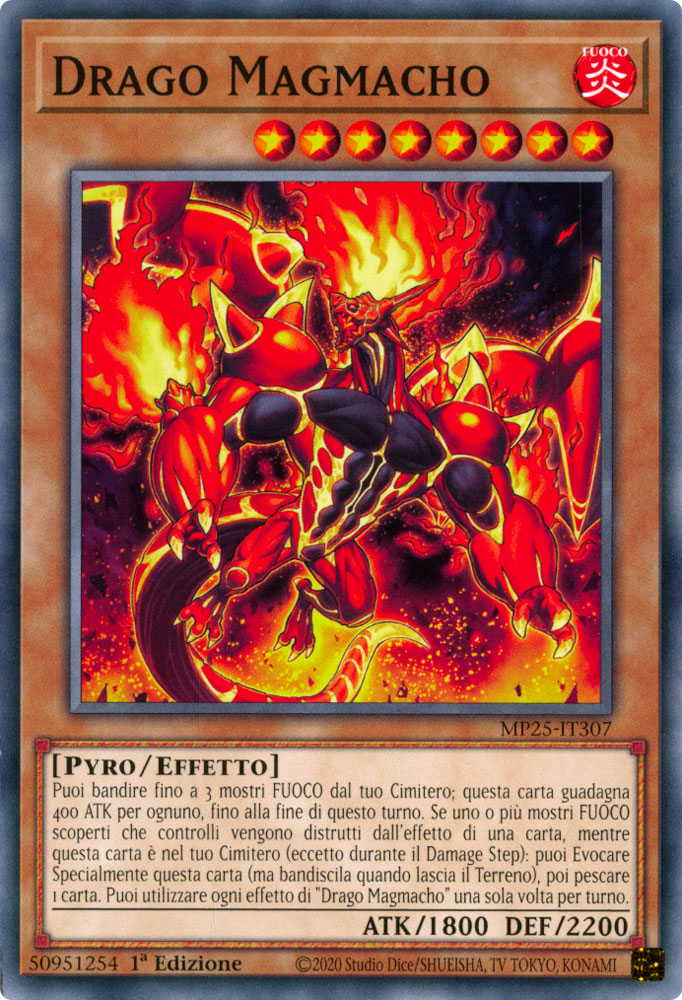 MP25-IT307 Drago Magmacho Comune 1a Edizione (IT) -NEAR MINT-