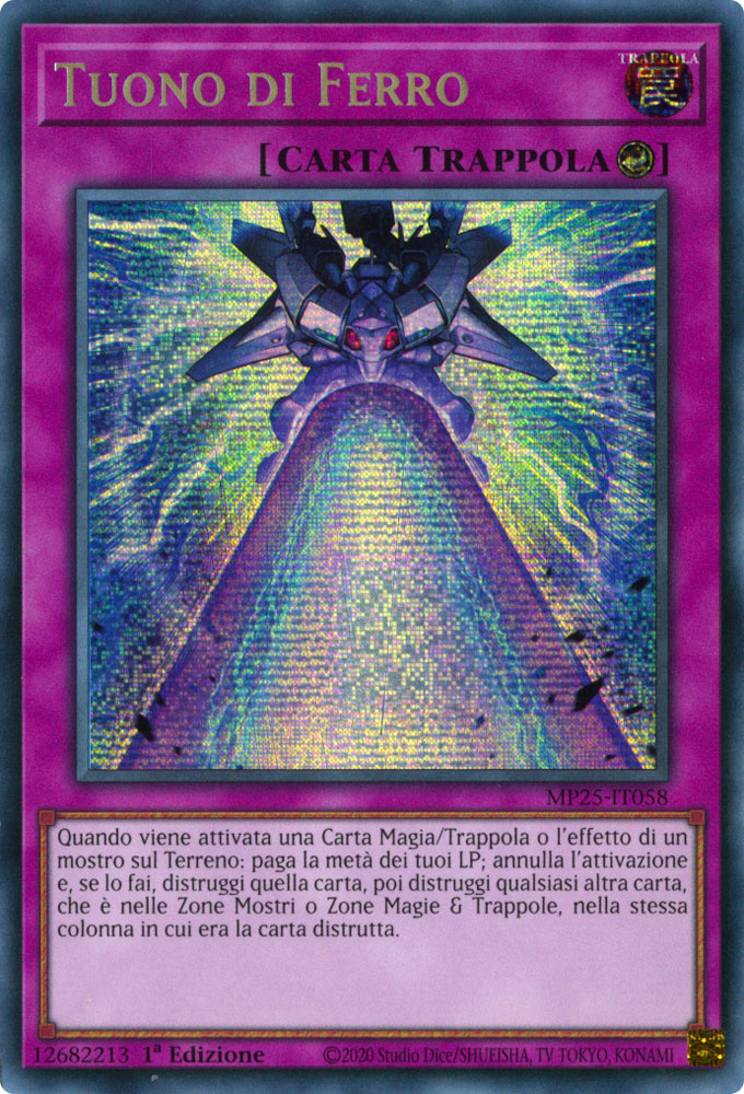 MP25-IT058 Tuono di Ferro Rara Segreta 1a Edizione (IT) -NEAR MINT-