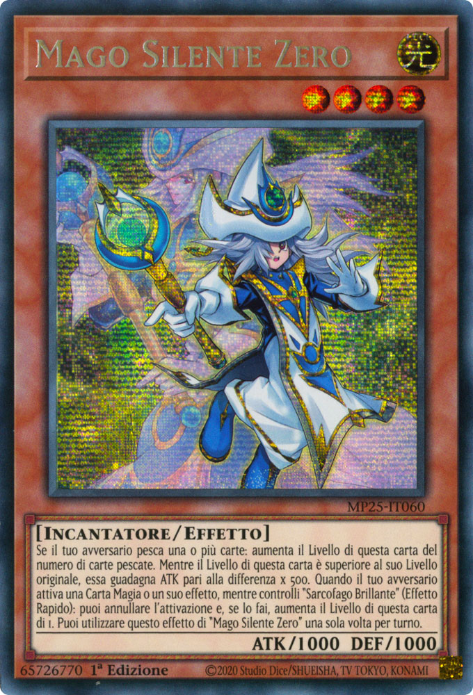 MP25-IT060 Mago Silente Zero Rara Segreta 1a Edizione (IT) -NEAR MINT-