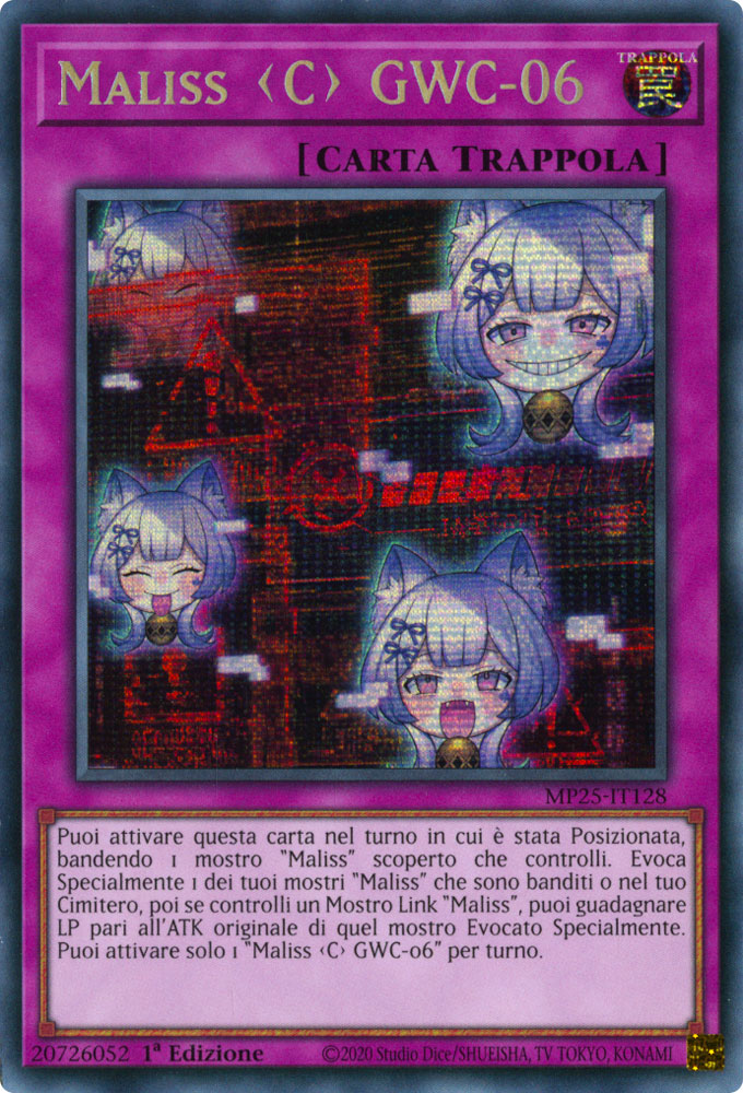 MP25-IT128 Maliss C GWC-06 Rara Segreta 1a Edizione (IT) -NEAR MINT-