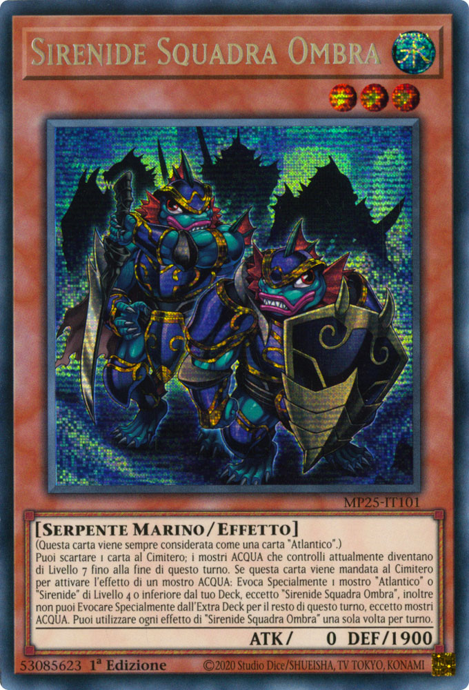 MP25-IT101 Sirenide Squadra Ombra Rara Segreta 1a Edizione (IT) -NEAR MINT-