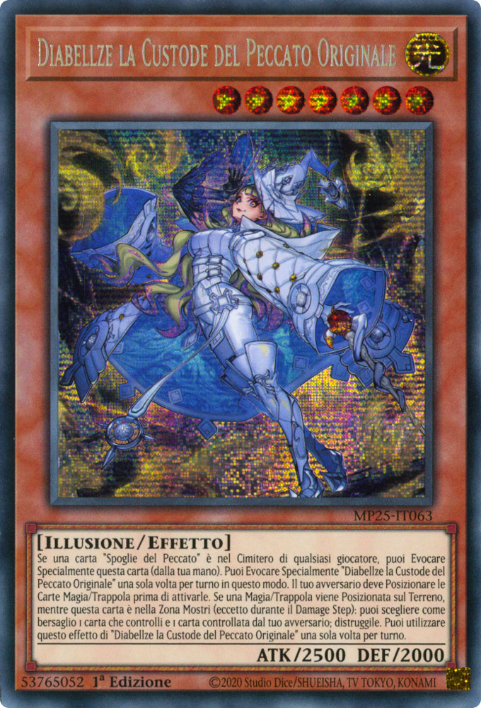 MP25-IT063 Diabellze la Custode del Peccato Originale Rara Segreta 1a Edizione (IT) -NEAR MINT-
