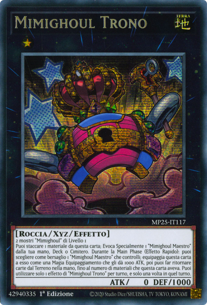 MP25-IT117 Mimighoul Trono Rara Segreta 1a Edizione (IT) -NEAR MINT-