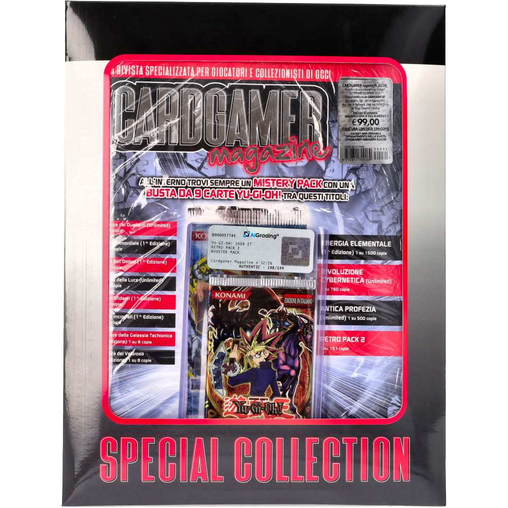 CardGamer Magazine 32/26 Yu-Gi-Oh! Retro Pack 2 busta 9 carte (IT) (IT)