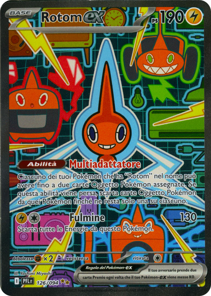 126 / 094 Rotom ex Rara Segreta foil (IT) -NEAR MINT-