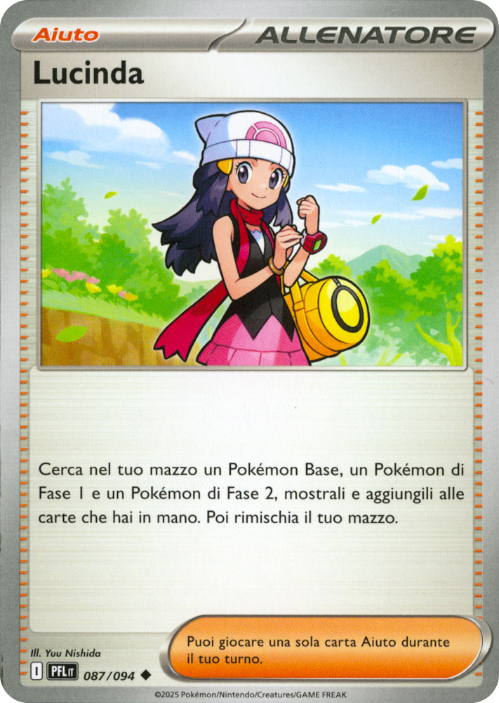 087 / 094 Lucinda Non Comune normale (IT) -NEAR MINT-