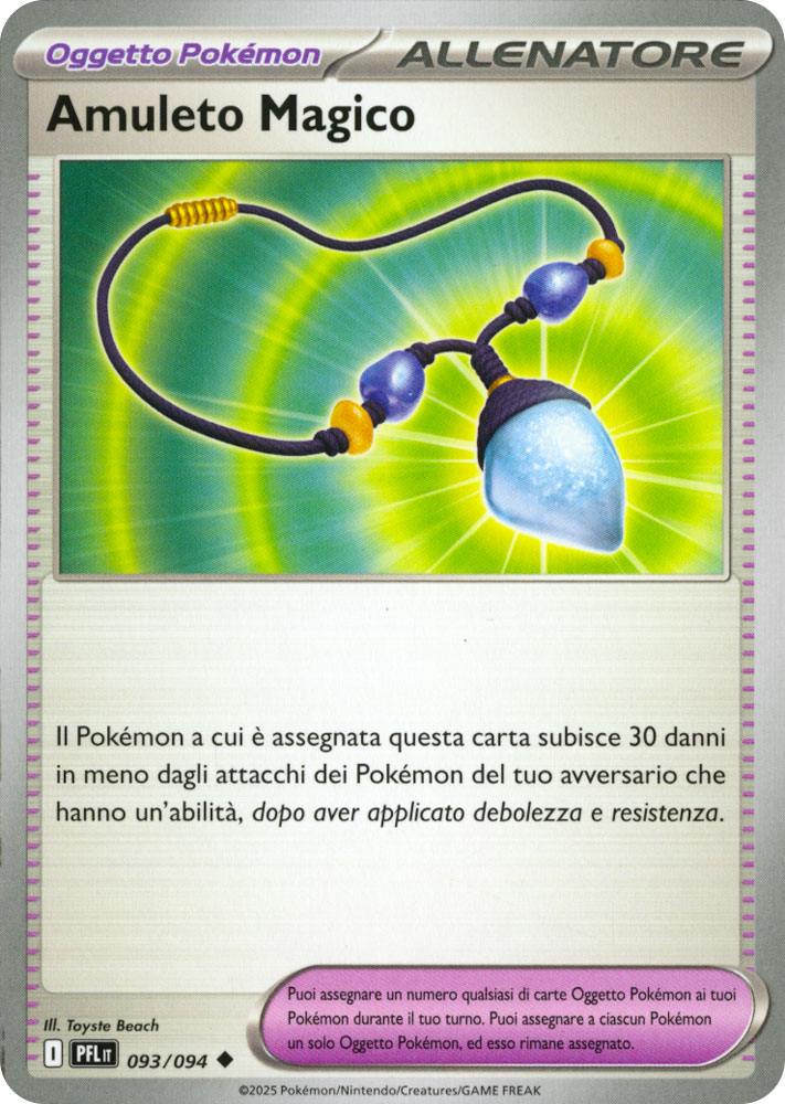 093 / 094 Amuleto Magico Non Comune normale (IT) -NEAR MINT-