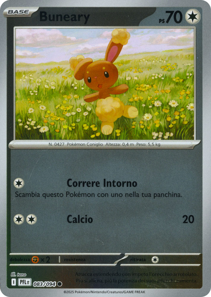 083 / 094 Buneary Comune foil reverse (IT) -NEAR MINT-