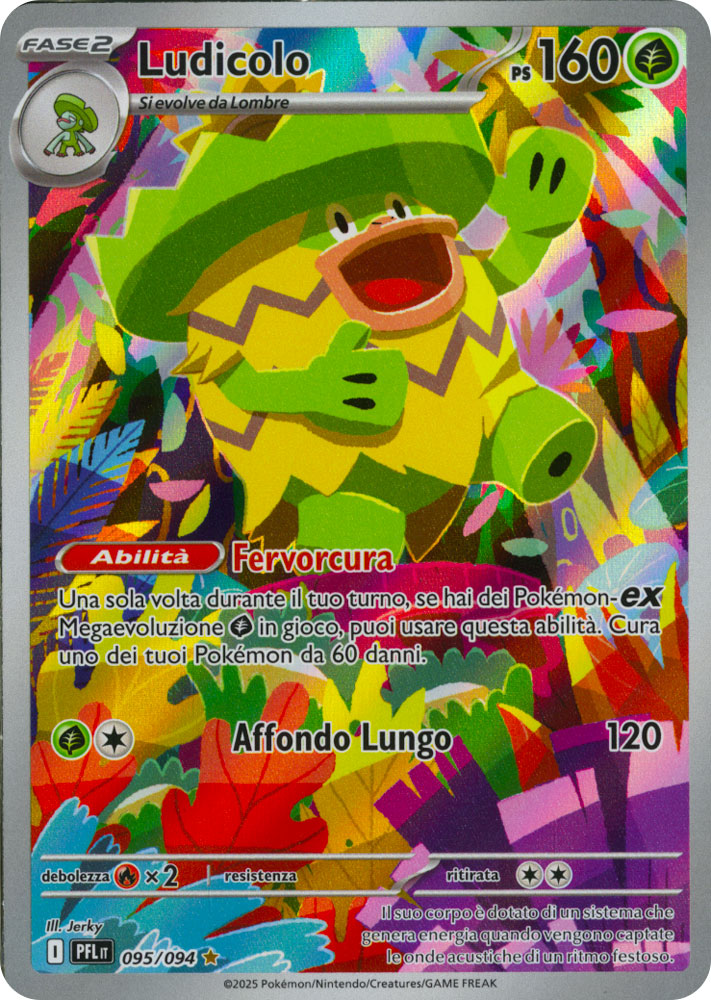 095 / 094 Ludicolo Rara Segreta foil (IT) -NEAR MINT-