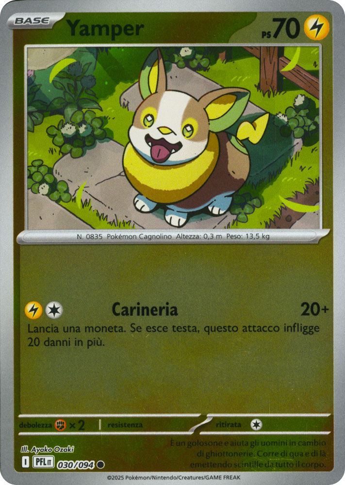 030 / 094 Yamper Comune foil reverse (IT) -NEAR MINT-