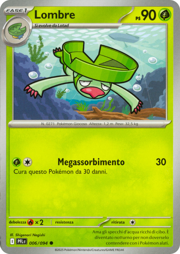 006 / 094 Lombre Comune normale (IT) -NEAR MINT-