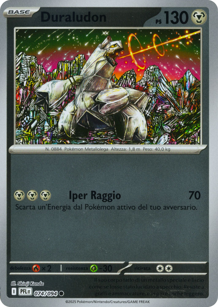 074 / 094 Duraludon Comune foil reverse (IT) -NEAR MINT-